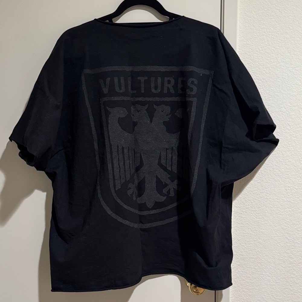 Kanye West Yeezy Vultures T Shirt Official Merch Size 3 Black Album Promo